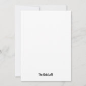 Hop On Over Frog Birthday Dankeskarte (Rückseite)