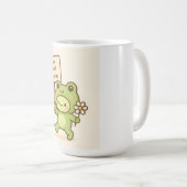 HOP Out of Control Frog Cute Whimsical Life Kaffeetasse (VorderseiteRechts)