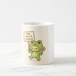 HOP Out of Control Frog Cute Whimsical Life Verwandlungstasse