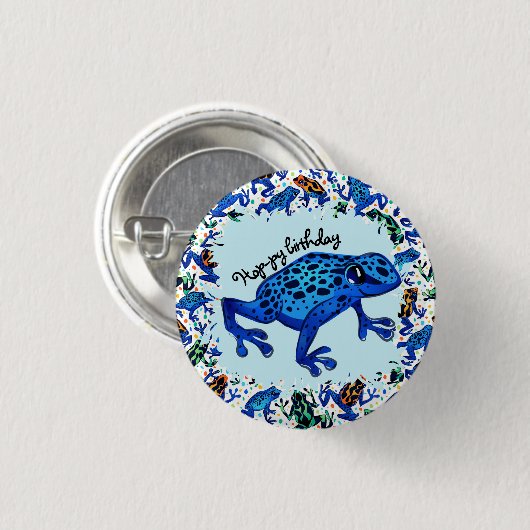 Hop-py Birthday Button (Vorne & Hinten)