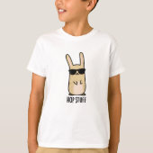 Hop Stuff Funny Bunny Rabbit Pub T-Shirt (Vorderseite)