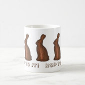 Hop to it Chocolate Bunny Rabbit Ostercreme Kaffeetasse (Mittel)