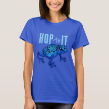 Hop to it - Tropischer Frosch - T - Shirt von Frau