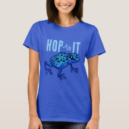 Hop to it - Tropischer Frosch - T - Shirt von Frau