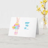 HOP TO IT UND HABEN EINEN SEHR FREUNDLICHEN EINSAT KARTE (Gelbe Blume)