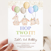 Hop Two It Oster 2. Geburtstag Einladung