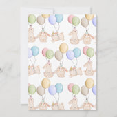 Hop Two It Oster 2. Geburtstag Einladung (Rückseite)