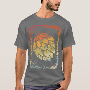 Hop Vintage Retro Craft-Bier-Liebhaber-Brau-Gesche T-Shirt