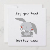 Hop you Fee Better Balon Niedliche Bunny Rabbit Ca (Vorderseite)