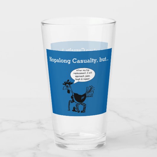Hopalong Casuala - Funny Angesagt Replacement Glas (Rückseite)