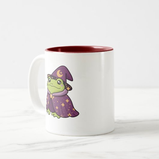 Hopclo, der Starbound Toad Zweifarbige Tasse (Vorderseite Links)