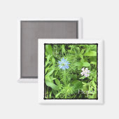Hope 2 Inch Square Magnet (Vorderseite/Rückseite)