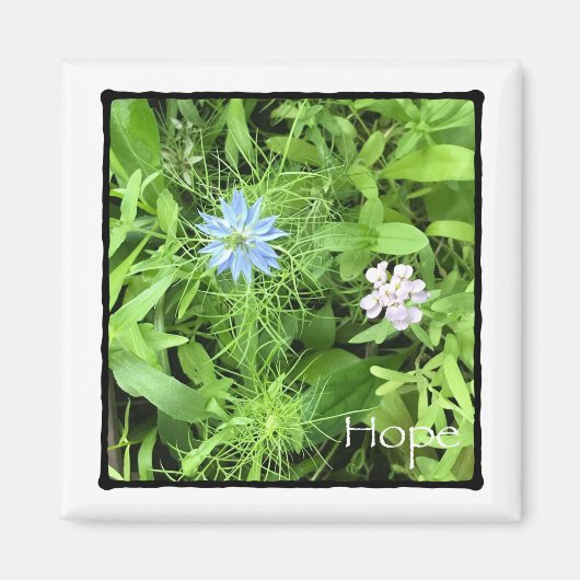 Hope 2 Inch Square Magnet (Vorne)