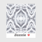 Hope Abstract Black and White Watercolor Art Aufkleber (Blatt)