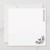 Hope Abstrakt Modern Art Note Card Smilelines Mitteilungskarte (Rückseite)