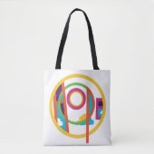 Hope Abstrakt Modern Illustration Tote Bag Tasche (Vorderseite)