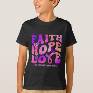 Hope Alzheimerheimer Lila Heimer's Awareness T-Shirt