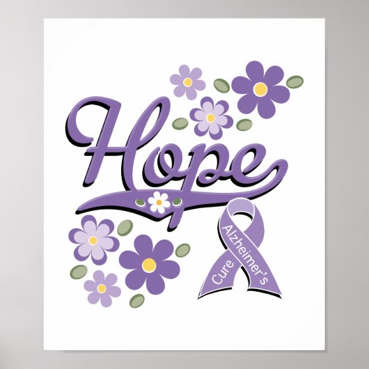 Hope Alzheimer's Poster Print (Vorne)