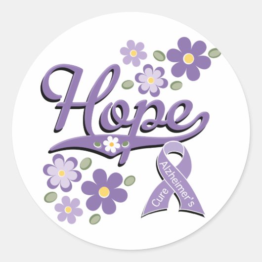 Hope Alzheimer's Stickers (Vorderseite)