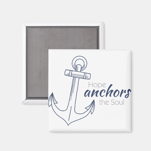 Hope Anchors Magnet (Vorderseite/Rückseite)
