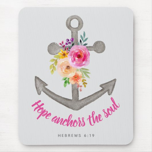 Hope Anchors the Soul Bible Verse Mouse Pad Mousepad (Vorne)
