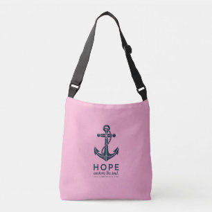 Hope Anchors The Soul Christlich Tote Bag Tragetaschen Mit Langen Trägern