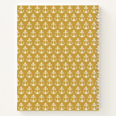 Hope Anchors the Soul Scripture Journal | Gold Notizblock (Rückseite)