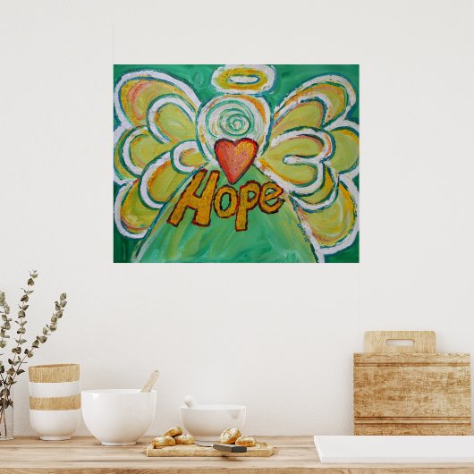 Hope Angel Art Poster Print (Küche)
