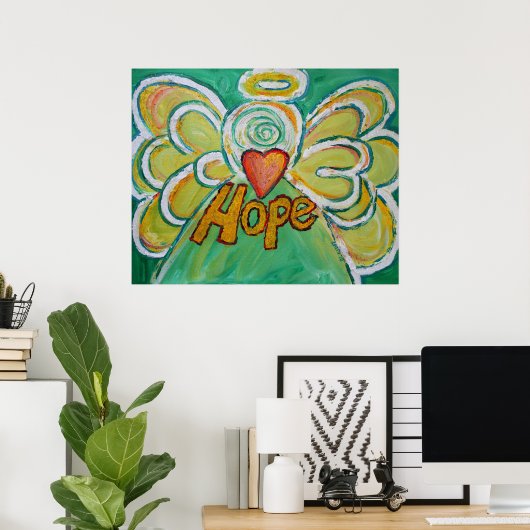 Hope Angel Art Poster Print (Heimbüro)