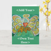 Hope Angel Greeting Card Karte (Gelbe Blume)