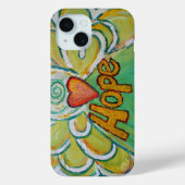 Hope Angel Word Art Custom iPhone Case (Rückseite)