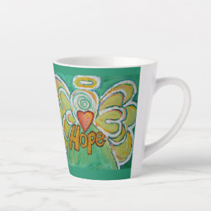 Hope Angel Word Art Custom Latte Tassen Cup