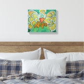 Hope Angel Word Art Malerei Wrapped Canvas Leinwanddruck (Insitu (Schlafzimmer))