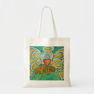 Hope Angel Word Art Tragetaschen