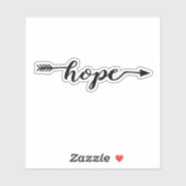 Hope Arrow Sticker (Blatt)
