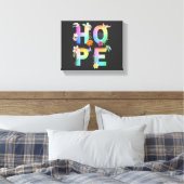 Hope Artistic Positive Motivierend Inspiration Leinwanddruck (Insitu (Schlafzimmer))