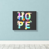Hope Artistic Positive Motivierend Inspiration Leinwanddruck (Insitu (Holzboden))