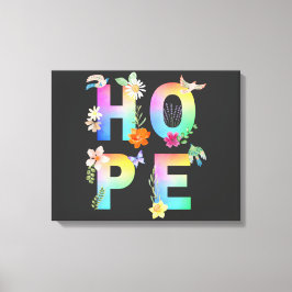 Hope Artistic Positive Motivierend Inspiration Leinwanddruck