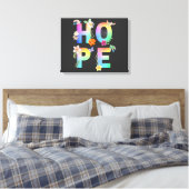Hope Artistic Positive Motivierend Inspiration Leinwanddruck (Insitu (Schlafzimmer))