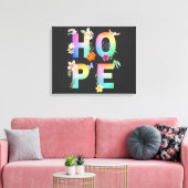 Hope Artistic Positive Motivierend Inspiration Leinwanddruck (Insitu (Wohnzimmer))
