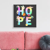 Hope Artistic Positive Motivierend Inspiration Leinwanddruck (Insitu (Wohnzimmer))