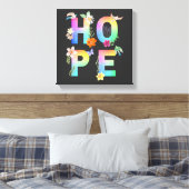 Hope Artistic Positive Motivierend Inspiration Leinwanddruck (Insitu (Schlafzimmer))