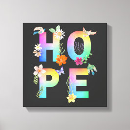Hope Artistic Positive Motivierend Inspiration Leinwanddruck