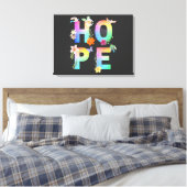 Hope Artistic Positive Motivierend Inspiration Leinwanddruck (Insitu (Schlafzimmer))