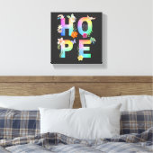 Hope Artistic Positive Motivierend Inspiration Leinwanddruck (Insitu (Schlafzimmer))