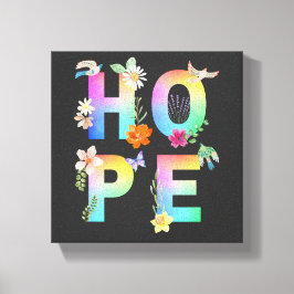 Hope Artistic Positive Motivierend Inspiration Leinwanddruck