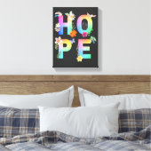 Hope Artistic Positive Motivierend Inspiration Leinwanddruck (Insitu (Schlafzimmer))