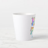 Hope Artistic Positive Motivierend Inspiration Milchtasse (Vorderseite)