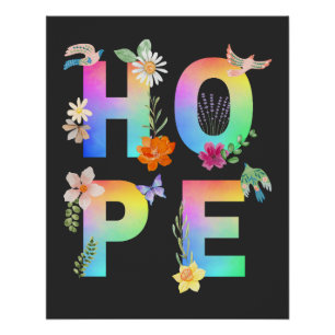 Hope Artistic Positive Motivierend Inspiration Poster