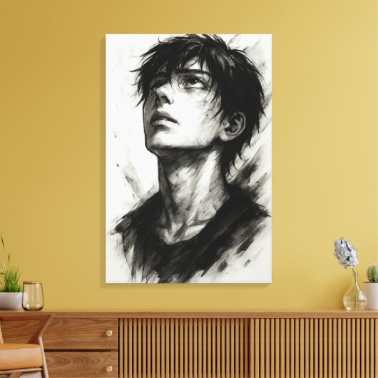 Hope Beyond Shadows Canvas Print Leinwanddruck (Insitu (Wohnzimmer))